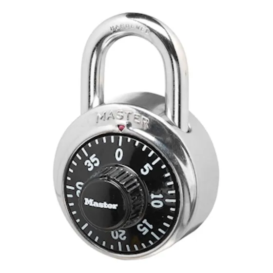 Candado de Combinación Masterlock Negro Modelo 1500espd