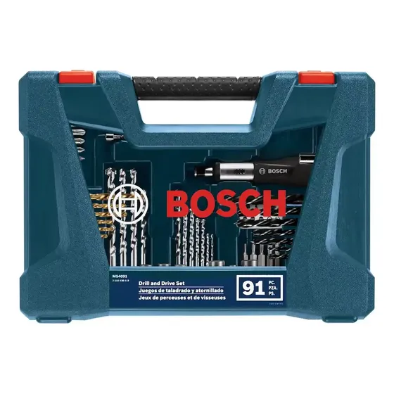 Set De Brocas Y Puntas X 91 Pzas Bosch X-line