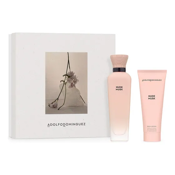 Set Adolfo Domínguez Nude Musk Edp 120ml + Body Lotion 75ml