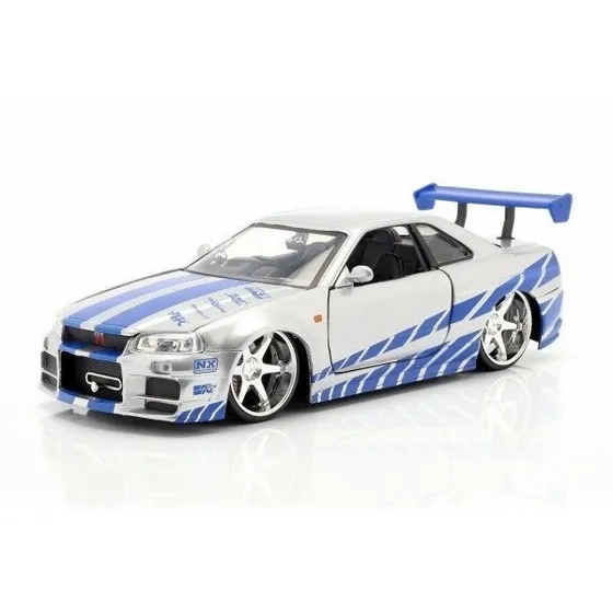 Auto Escala 1/24 Nissan Skyline Gtr (r34) Rapidos Y Furiosos