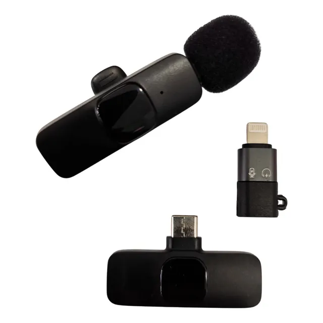 Micrófono Inalámbrico Solapero Celulares Usb - El Rey