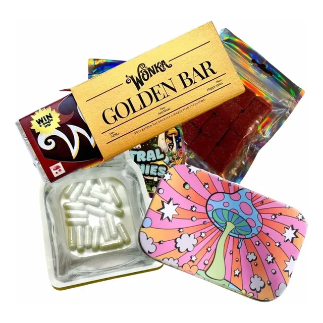 Chocolate Wonka Kit 5 Más Regalos