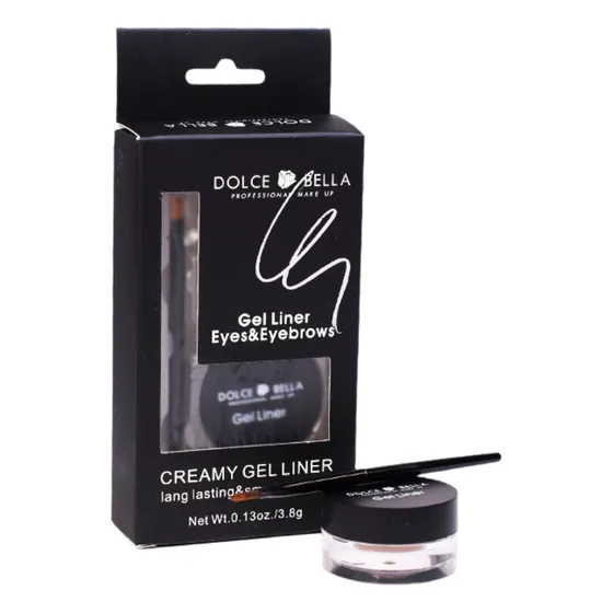 Delineador De Ojos Y Cejas En Gel Dolce Bella 2 En 1