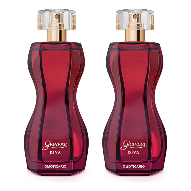 Glamour Diva Colônia 75ml (2 Itens)