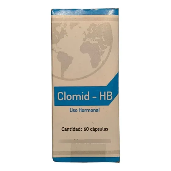 Clomifeno Original 50mg 60 Caps Testosterona Libido Trt Sin Sabor