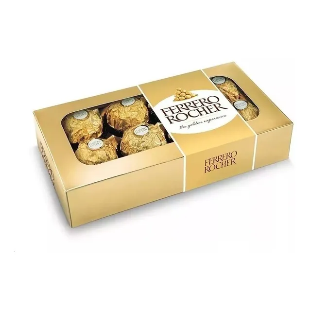 Bombom Ferrero Rocher com 8 unidades