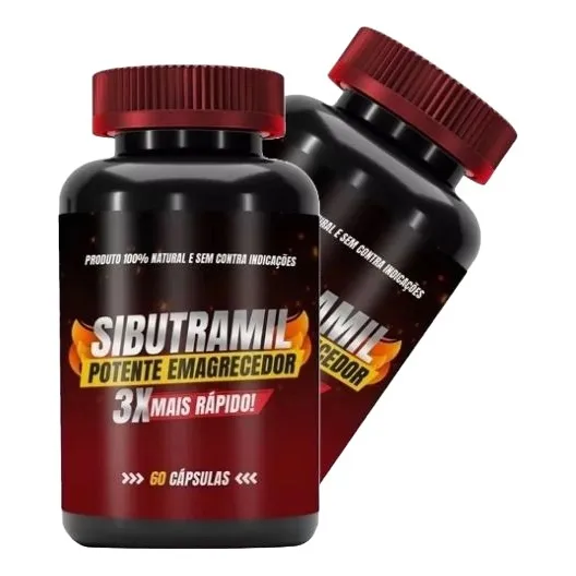 2x Sibutramil Potente Original - 60 Cápsulas