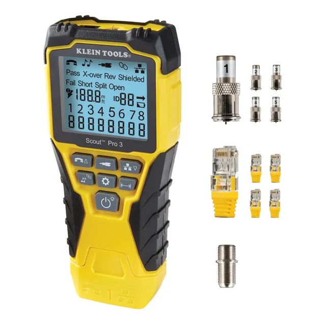 Kit Comprobador De Cables Vdv501-851* Con Scout Pro 3 Para C