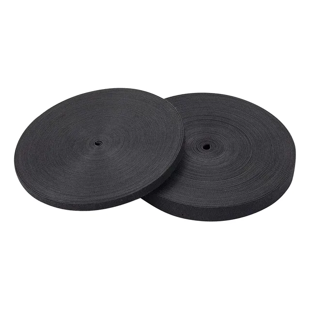 Velcro Negro Para Costura Rollo 2cm X 25m
