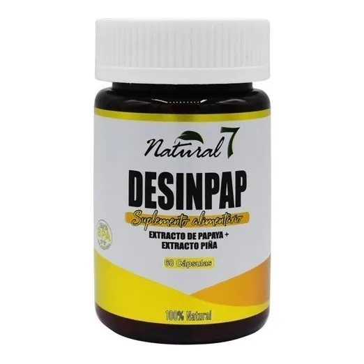 Desinpap Extracto De Papaya + Piña X 60 Capsulas (papaína)