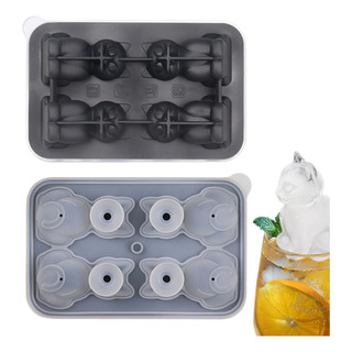 Molde De Silicone Cat Fun Ice Tray Craft Ice Molds 4 Cavidad Molde De Silicone Cat Fun Ice Tray Craft Ice Molds 4 Cavidad