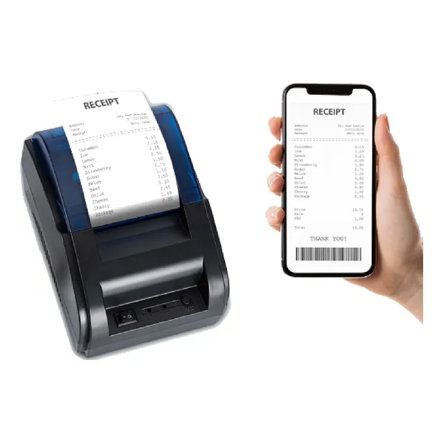 Impresora Térmica De Recibos Usb/bluetooth 58mm