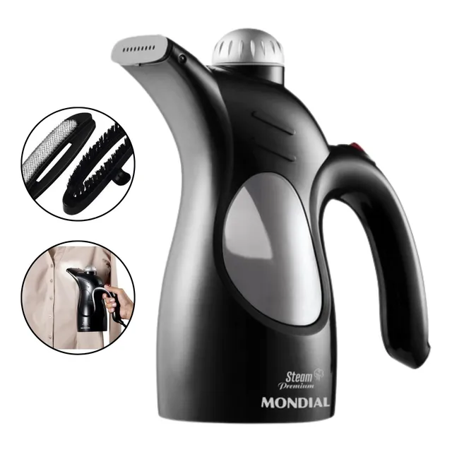 Passadeira A Vapor Vp-01 Steam Premium Preta Bivolt Mondial