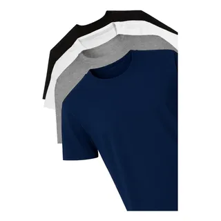 Polo Wear Kit 4 Camisetas Básicas Polo Wear Sortido Sortido G Liso
