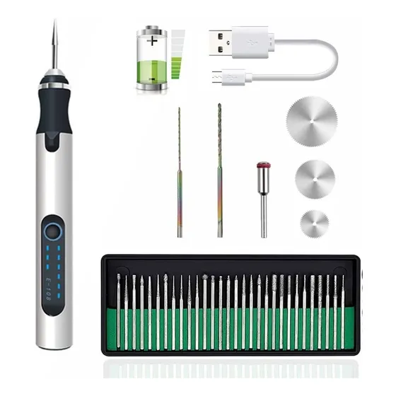 Pulidora Eléctrica Recargable De Uñas De Doble Uso Enchufabl