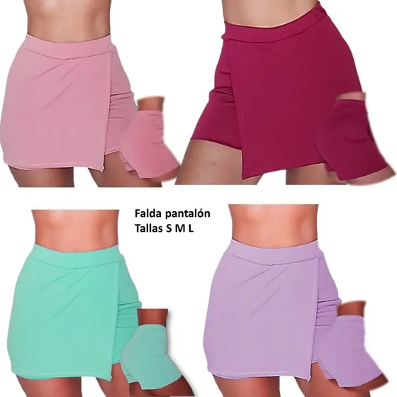  Falda Shorts Casuales Para Damas