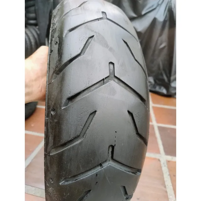 Pneu Moto Dunlop 180/65-16 D407, Meia Vida, Faixa Branca.