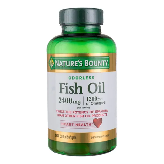 Complementa 2400 Mg De Aceite De Pescado Nature's Bounty Con