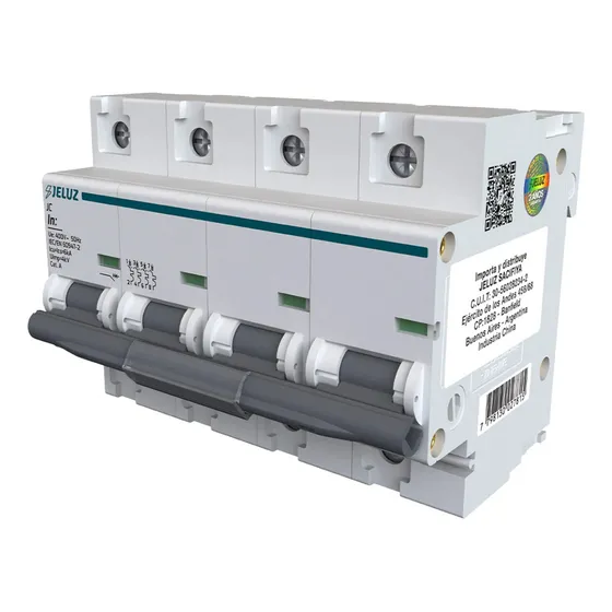 Llave Termomagnética Tetrapolar 4x125 Amp 6ka Curva K Jeluz
