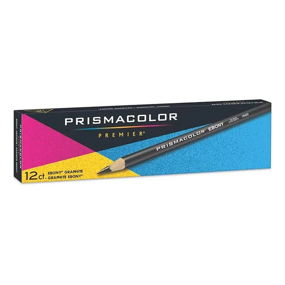Prismacolor Lápices De Dibujo De Grafito Ébano, Negro,