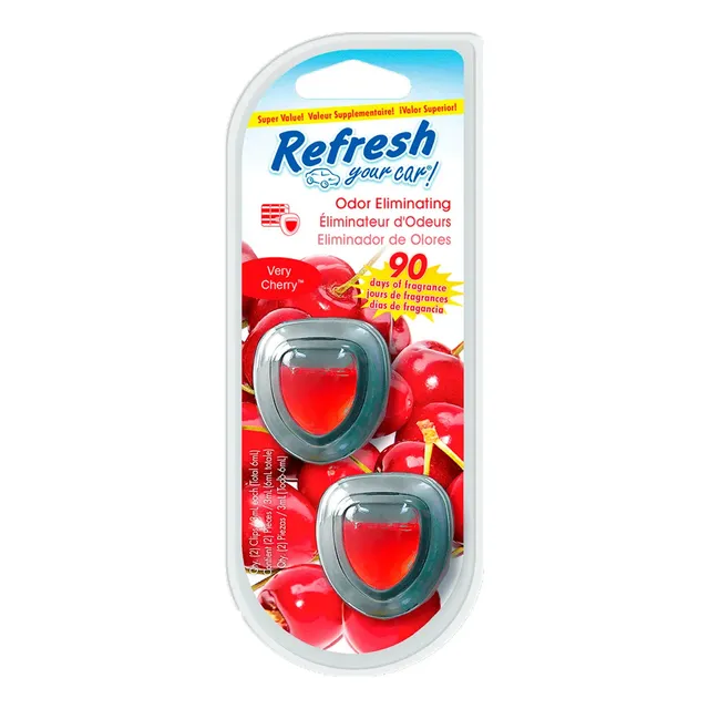 Refresh Your Car Difusor Aromatizante Cherry Vehiculo 2u
