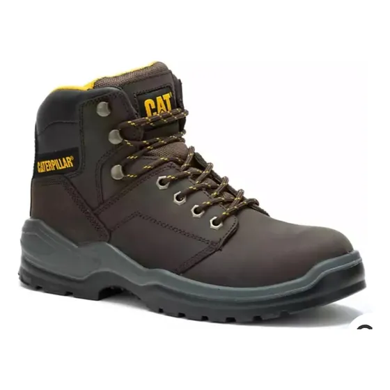 Zapatos Cat Striver Café Con Casquillo P91672