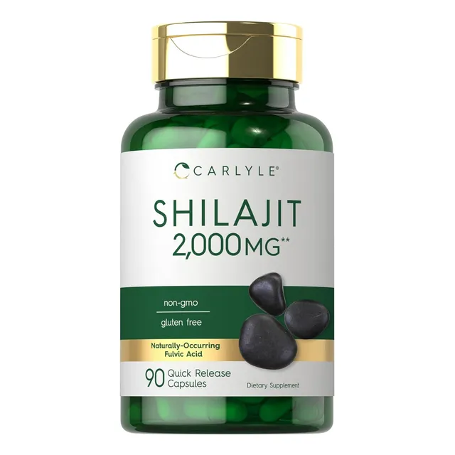 Shilajit Ácido Fúlvico Capsulas 2000 Mg 90 Capsulas