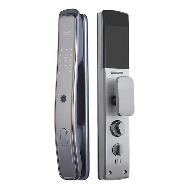 Cerradura Eléctrica Nexio Df08 Wi-fi Gris Embutir