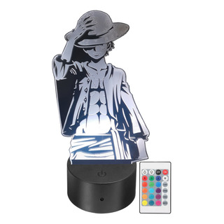 Lámpara Led Monkey Luffy One Piece Personalizada Lámpara Led Monkey Luffy One Piece Personalizada