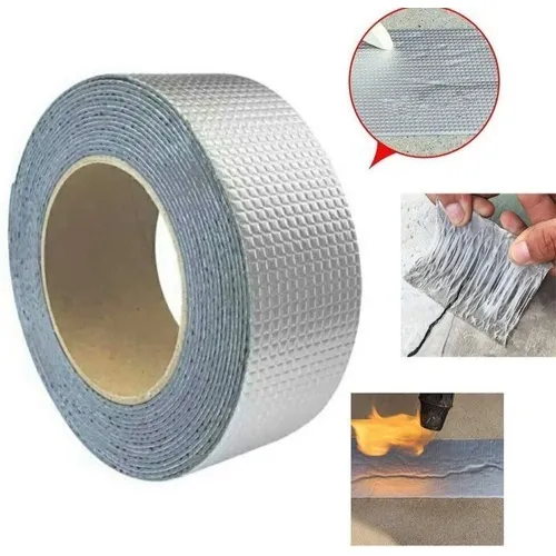 Cinta De Butilo Para Reparar Techos Y Fugas 50mm X 2,5 M 