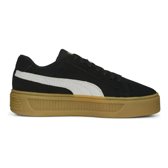 Zapatilla Puma Smash Platform V3 Sd Negro Mujer