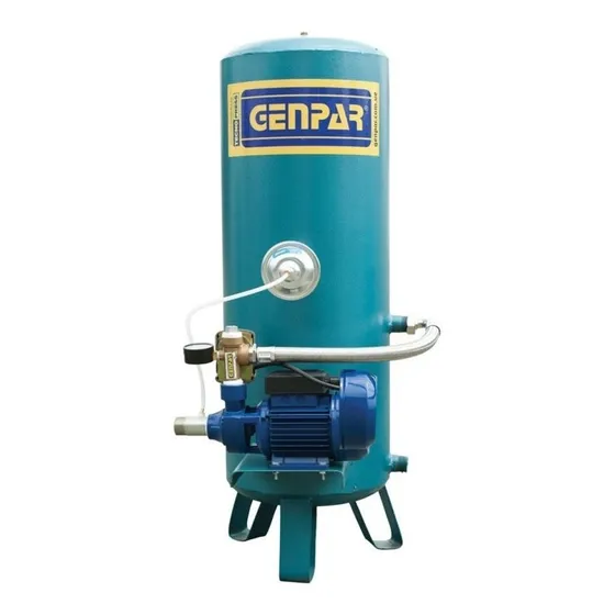 Hidroneumatico Bomba 1/2 Hp 110v Pulmon 25 Galones Genpar