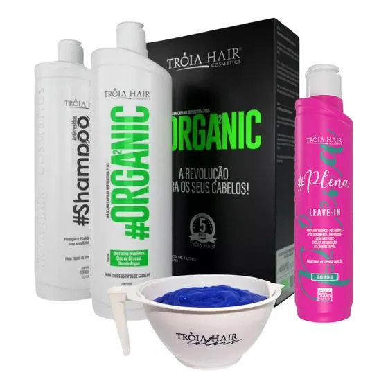 Progressiva Semidefinitiva Organic + Leave In Plena Tróia 