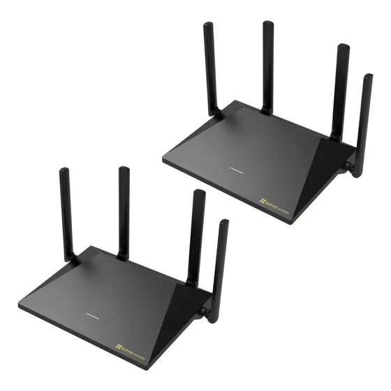 Kit Router Wifi 6 X2 Doble Banda 300mbps Mesh Extensor Ezviz