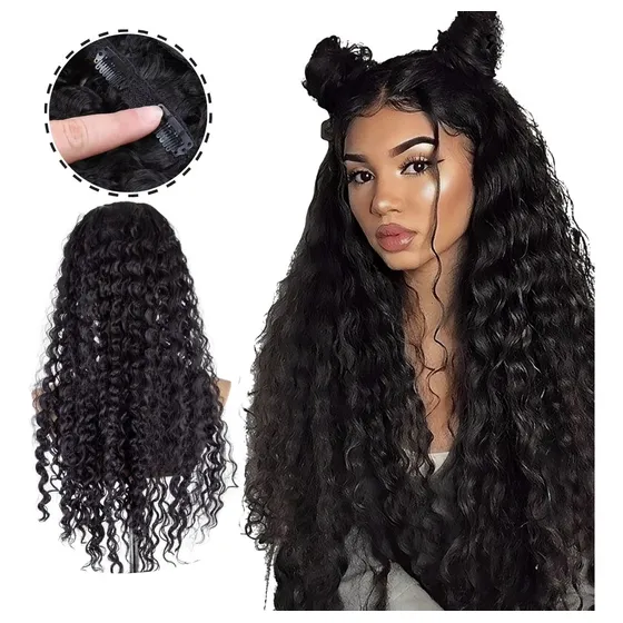 Cabelo Aplique Tic Tac Afro Cacheado Idêntico Humano 55cm 