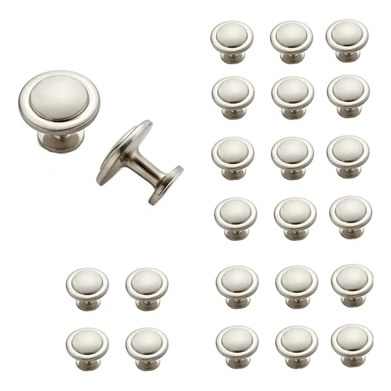 Kit 40 Puxadores Para Gavetas E Maçanetas De Armário