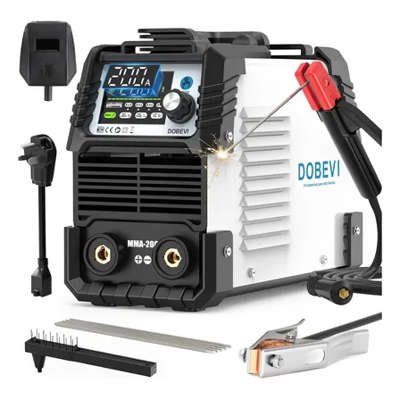 Máquina Inversora Solda Portatil 200a Bivolt 110/220v Dobevi - Branco