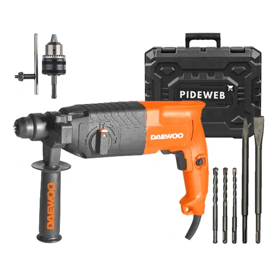 Rotomartillo Taladro Percutor 800w 2,7j Sds Plus Daewoo