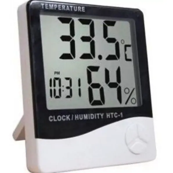 Reloj Higrometro Humedad Termometro Temperatura Htc-1