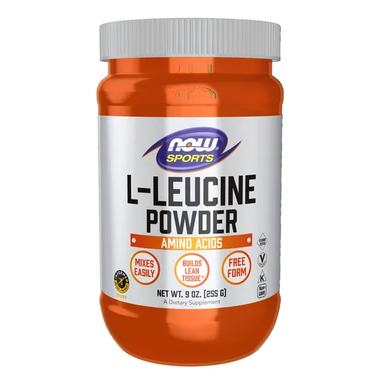 La L-leucina En Polvo De Supplement Now Foods, 266 Ml, Forta