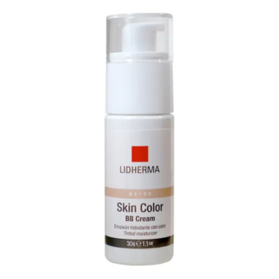 Skin Color Bb Cream Beige Emulsión Hidratante Color Lidherma