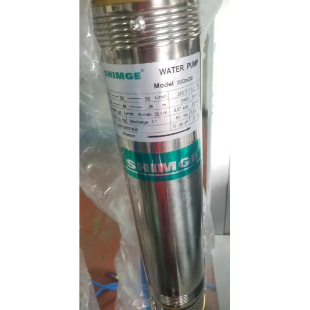 Bomba Sumergible De 1/2 Hp Marca Shimge 3sgm2/9