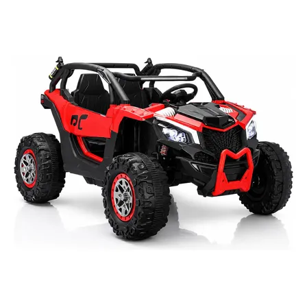 Carro Elétrico Infantil Utv 24v 50kg Controle Remoto Vermelho