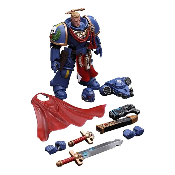 Figura Warhammer 40k Joytoy Primaris Captain Ultramarine