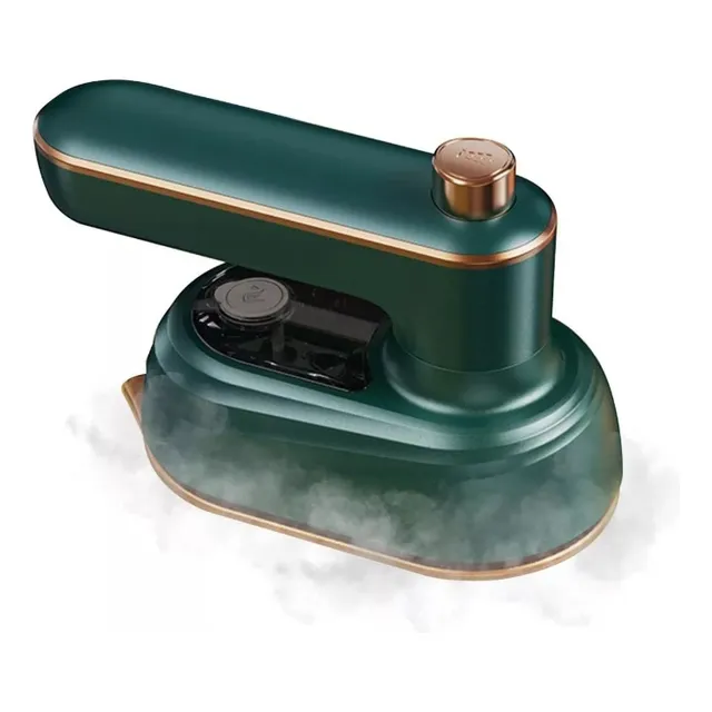Mini Plancha Al Vapor Viajera Portatil 110ml Con Goma Calor