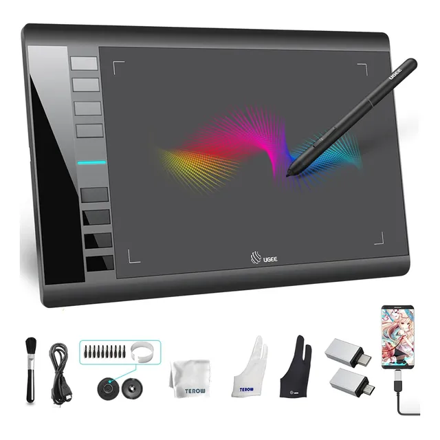 Tableta De Dibujo Ugee M708 V2 De 10 X 6 Pulgadas, 8192 Nive