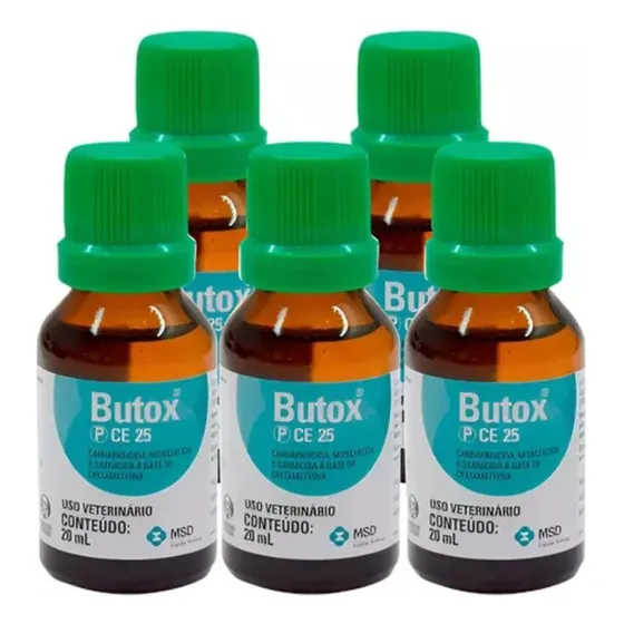 Veneno Para Carrapato Estrela Butox 20ml Kit05