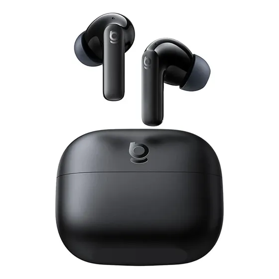 Fone De Ouvido Bluetooth 6.0 Baseus Bass Bp1 Nc Cancelamento Ruído Anc 43db,41 Horas De Reprodução,tecnologia Ai Enc Com 4 Microfones,resistência À Água Ip55, Preto