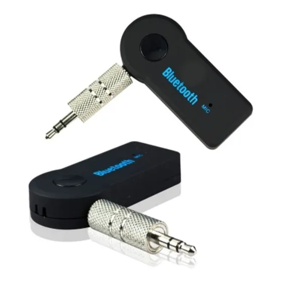 Receptor Bluetooth Audio Auxiliar Autos Microfono Manos Libres