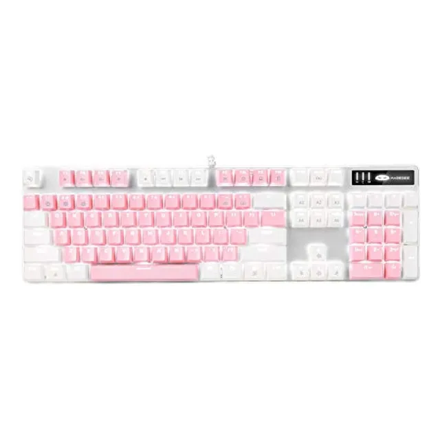 Teclado Mecánico Gamer Magegee 2020, Retroiluminación Blanca